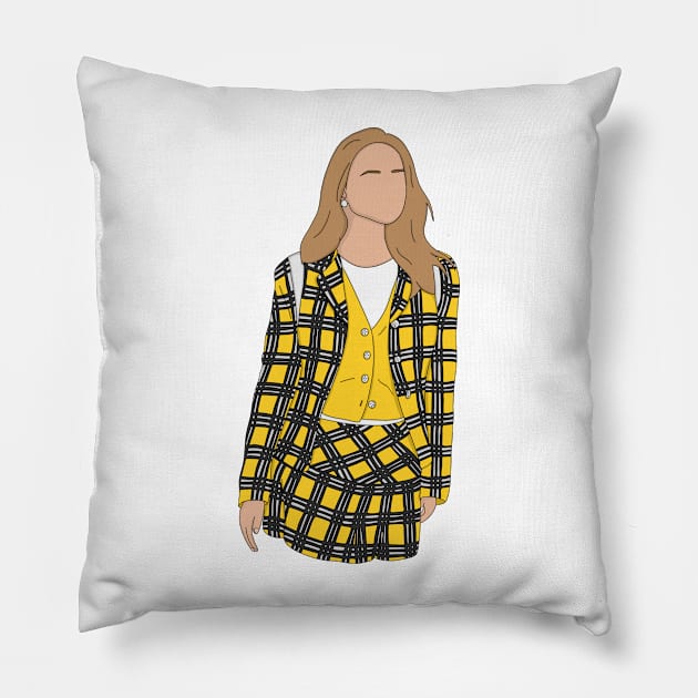 Cher - Clueless Pillow by hereidrawagain