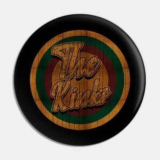 Circle Retro The Kinks Pin