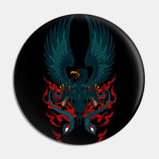 Demon Bird Pin