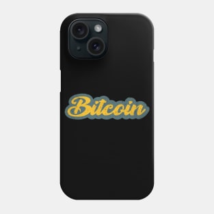 Bitcoin Retrowave Aesthetic Phone Case