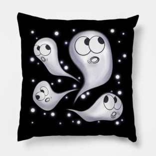 Ghosts & Glowing Dots Pillow