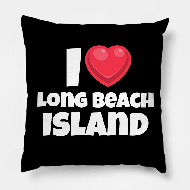 I love Long Beach Island Pillow by victoria@teepublic.com