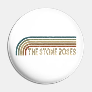 The Stone Roses Retro Stripes Pin