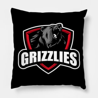 Grizzlies Bear Pillow