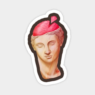 Aesthetic Brain Statue Magnet