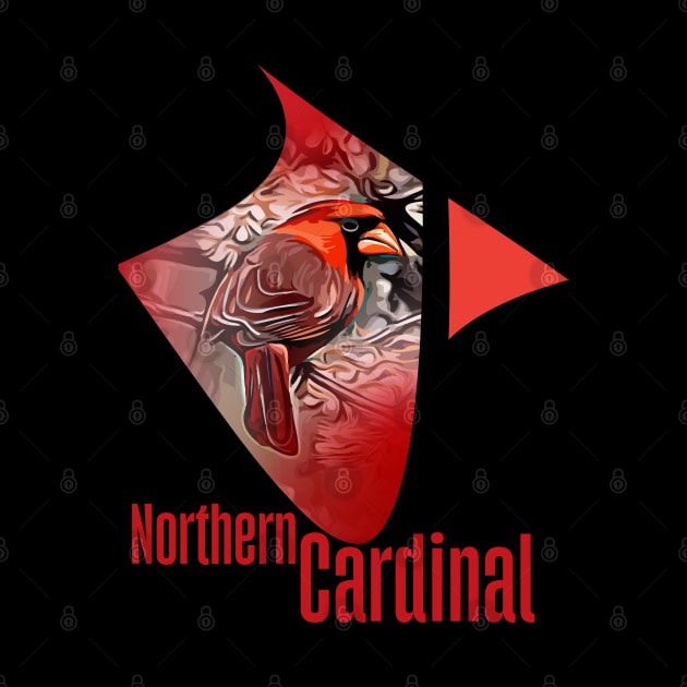 Northern Cardinal Graphic by Ripples of Time