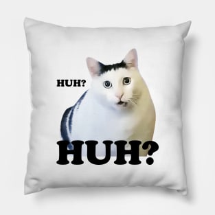 Huh Cat Meme Ver.2 Pillow