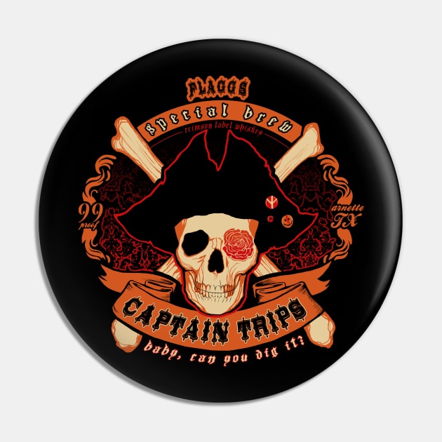 Captain Trips Pin by MeganLara