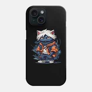 blue cat Phone Case