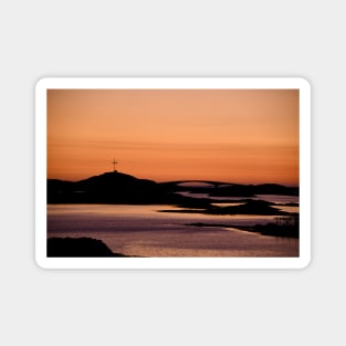 Lofoten Sunset / Swiss Artwork Photography Magnet