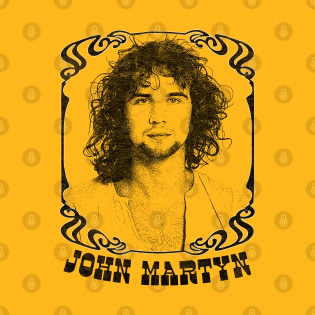 John Martyn // Retro Style Folk Music Lover Design by DankFutura