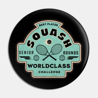 Squash player Pin