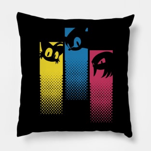 Sonic The Hedgehog - Sonic Heroes! (Sonic, Tails, Knuckles) Pillow