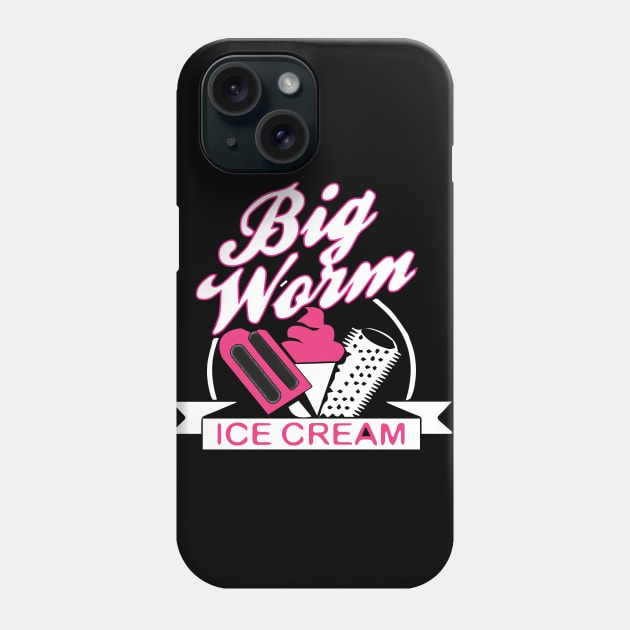 BIG WORM ICE CREAM T-Shirt Phone Case by paynow24