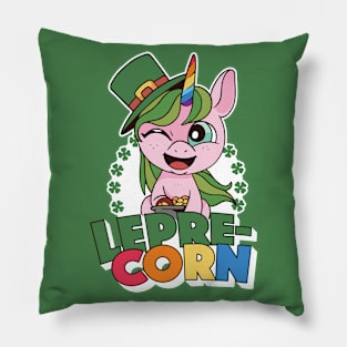 Lepre-Corn | Cute Leprechaun Unicorn Pillow