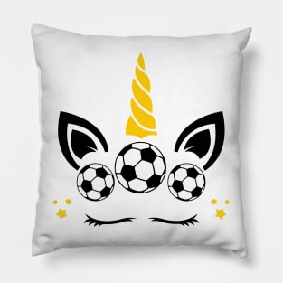 Soccer Unicorn Pillow