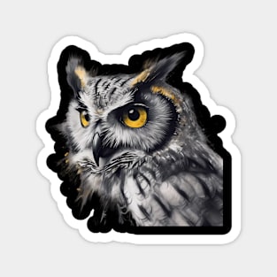 Grey Owl Magnet