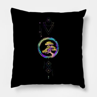 Bonsai colorful Pillow