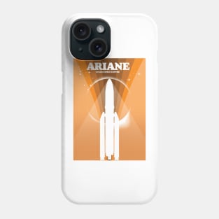 Ariane Guiana Space Centre space art Phone Case