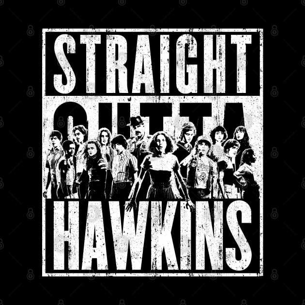 Straight Outta Hawkins (Variant) by huckblade