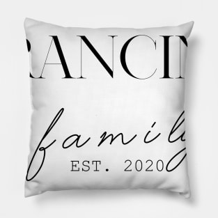 Francine Family EST. 2020, Surname, Francine Pillow