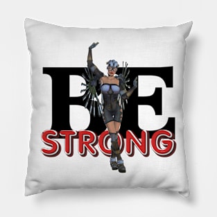 Be Strong Woman Power Pillow