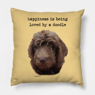 Doodle Dog Love Pillow