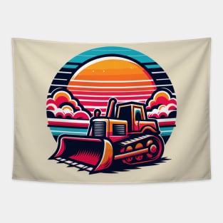 Bulldozer Tapestry