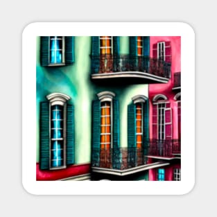 French quarter architecture Magnet