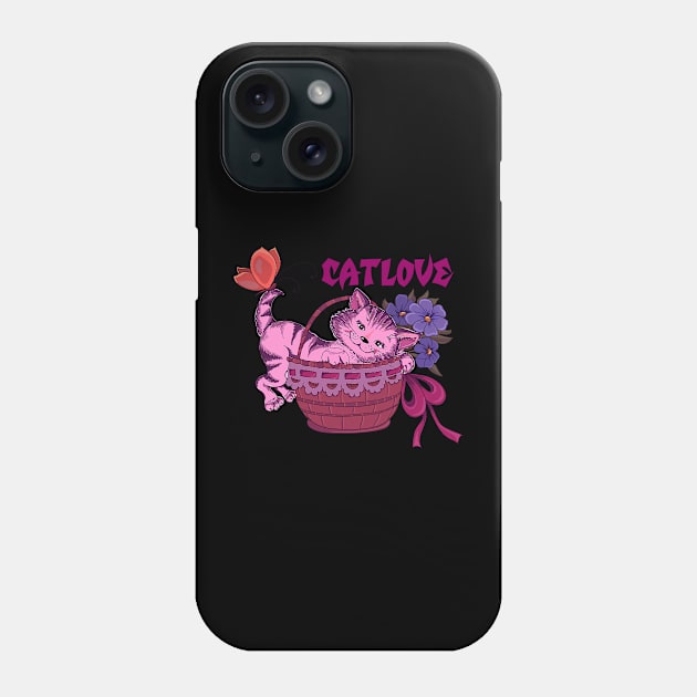 Katzenliebhaber Phone Case by thekowijo