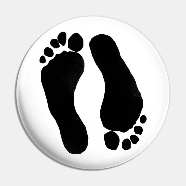 Barefoot Barefeet to save the planet Pin by PlanetMonkey