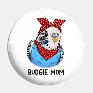 Budgie Mama Love: A Heartwarming Design for Parrot Parents Pin