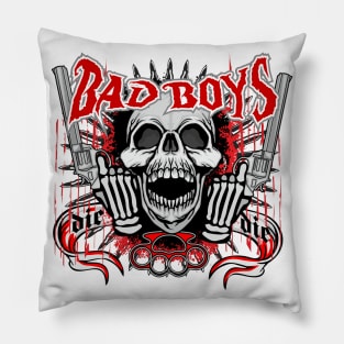 Bad Boys I Dead Roses Pillow