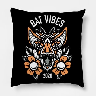 Bat Vibes Pillow