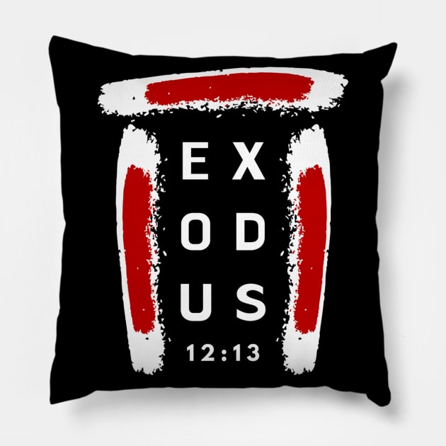 Blood on Door Post Exodus Pillow by SOCMinistries