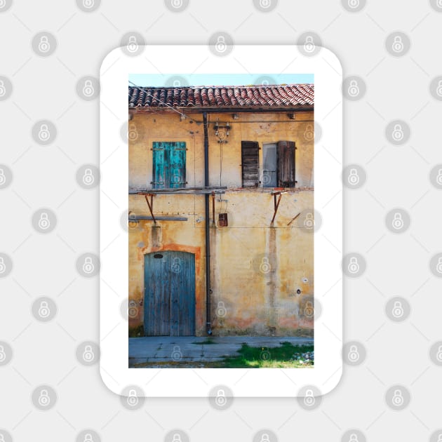 Derelict Friulian Agricultural Building Magnet by jojobob