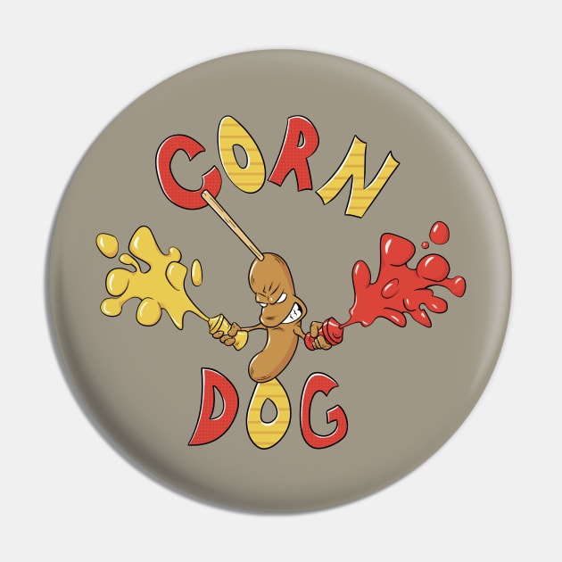 angry corndog Pin by ruben