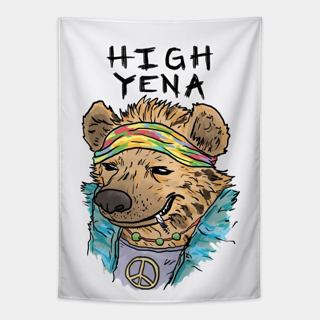 High yena Tapestry by Moonwing