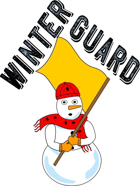 Winter Guard Snowman Kids T-Shirt by Barthol Graphics