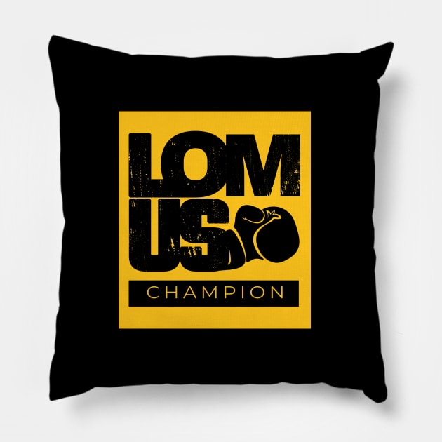 LOMUS - Lomachenko & Usyk are champions Pillow by Yasna