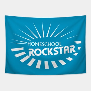 Homeschool Rockstar (White) Tapestry