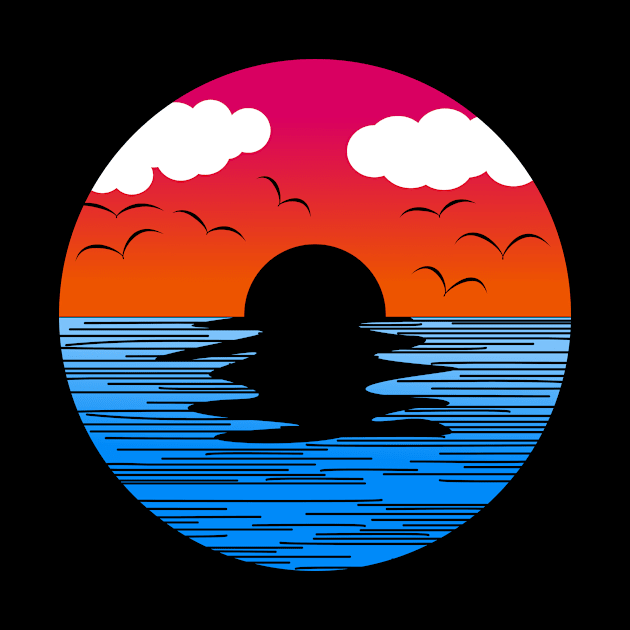 Sunset Retro Curve by Faishal Wira