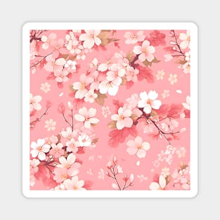 Japanese Cherry Blossom - Anime Patterns Magnet