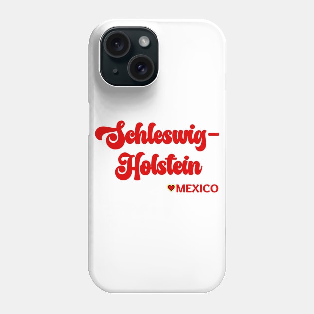 Schleswig-Holstein: I love Germany  Deutschland Phone Case by teezeedy