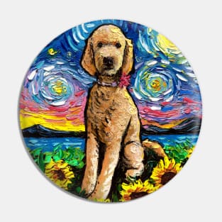 Goldendoodle Night 2 Pin