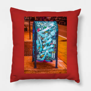 Street Pop Art NYC Graffiti Tag Pillow