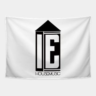 I.E. Housemusic (blk ltr) Tapestry