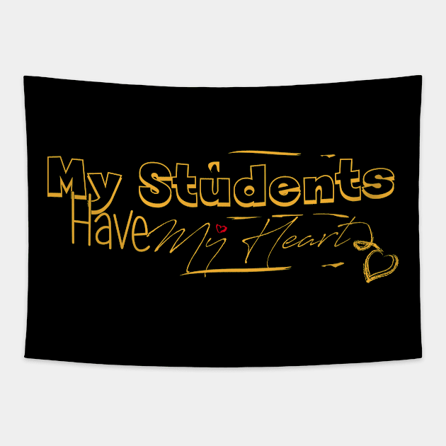 My students have my heart Tapestry by bisho2412