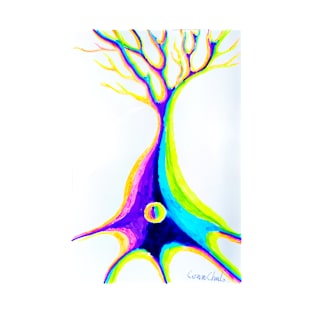 colorful pyramidal neuron T-Shirt