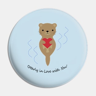 Otterly in Love with You Otter Pin